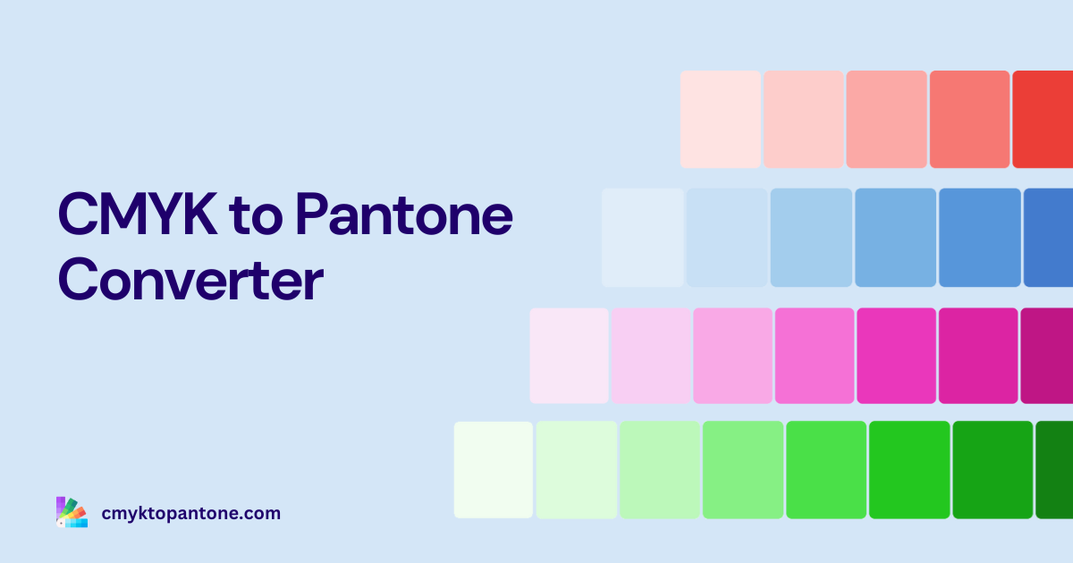 CMYK Pantone product image